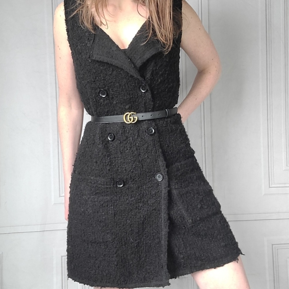 Sanctuary Tweed Button Vest Dress
